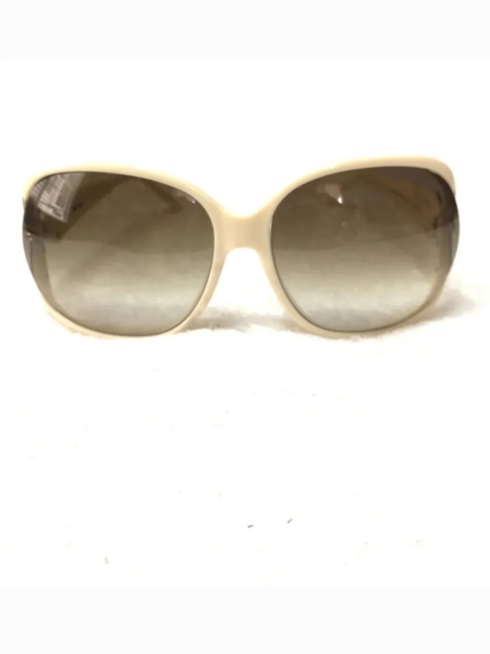Authentic NEW Escada SES 1796 Square Light Cream Sunglasses.